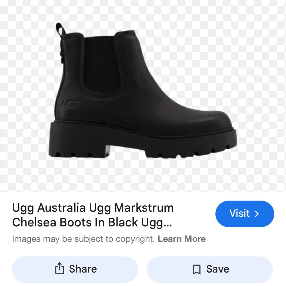 UGG Australia black Chelsea boots